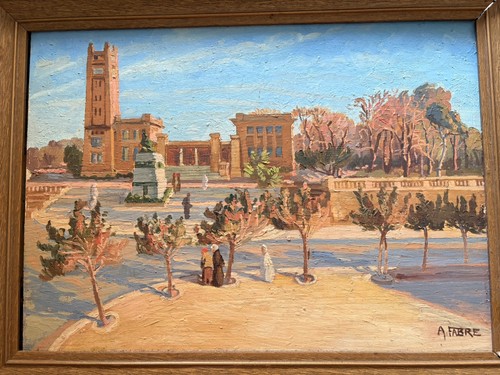 Tableau ancien signé fabre - signé, a.