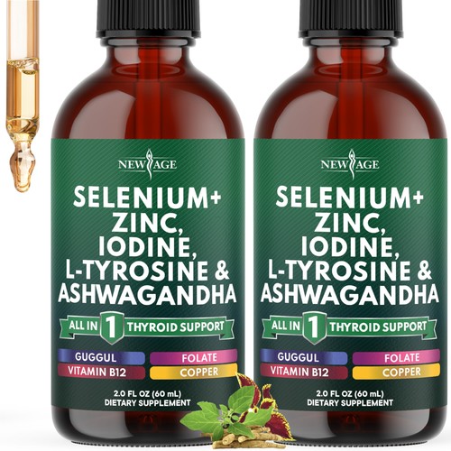 Thyroid support drops - drops, selenium
