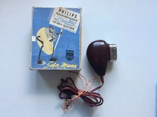 Rasoir à sec vintage Philips Scher Man double tête dans sa boîte d'origine.