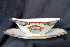 Saucière en porcelaine de Limoges  Art Déco vers 1930