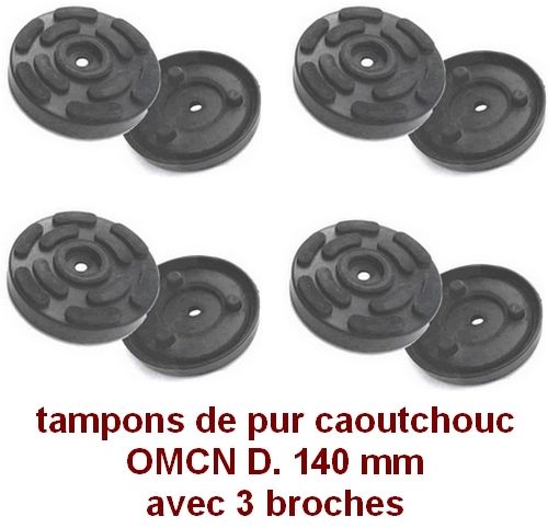 Tampons pur caoutchouc - de,