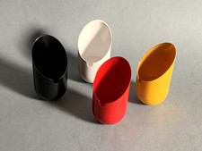 Ezio Didone, rare set of 4 personal ashtrays Birillo Valenti 1970 (Joe Colombo)