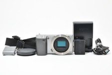 Boîtier d'appareil photo numérique sans miroir Sony NEX-5 argent avec flash d...