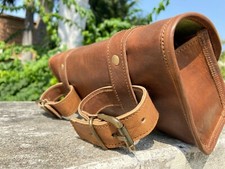 Pochette à outils en cuir