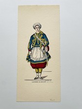 Gravure Originale Imagerie d'Épinal “Cantinière de Zouaves” 35/100  1972