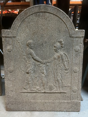 Plaque cheminée ancienne - de,