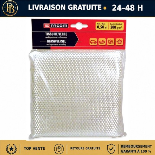 Facom tissu fibre verre 5 - verre, 0,5