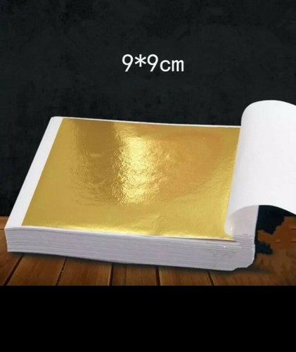 100 feuilles dorure or - 100,