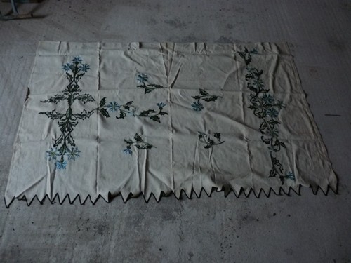 Nappe table brodé - nappe, de