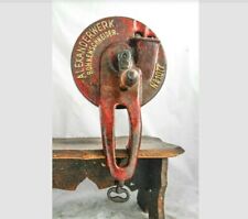 Antique ALEXANDERWERK 1077 Double Bean Slicer c1910 Cast-Iron Cutter 
