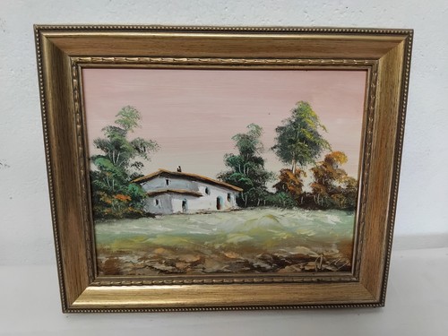 Peinture paysage sur toile - peinture,