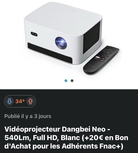 Vidéoprojecteur dangbei neo - vidéoprojecteur,