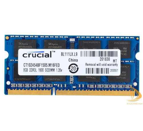 Crucial 8go 2rx8 - 8go, pc3l-12800s