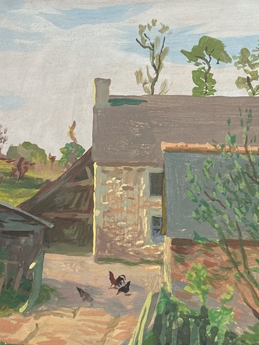 Ancien dessin gouache - ancien,