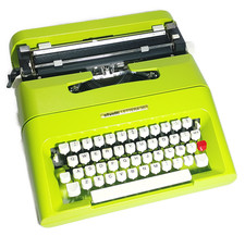 Olivetti Lettera 35 des années 1970 - Machine à écrire vintage - Vert mojito