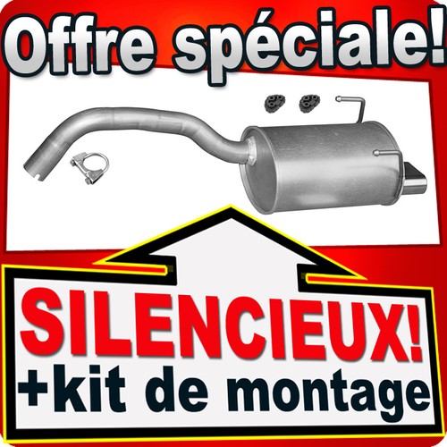 Silencieux arriere pour fiat - silencieux,