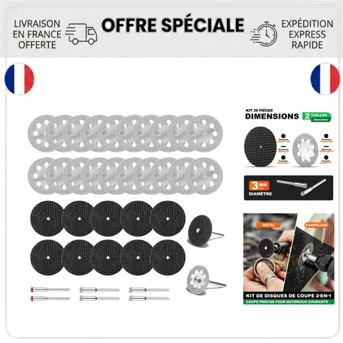 Kit disques coupe dremel - kit,