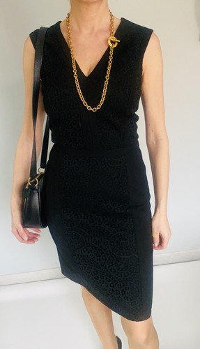 Robe guipure noire - en,
