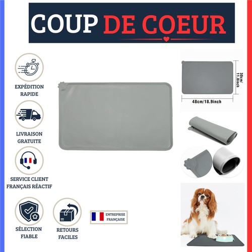 Tapis gamelle chien chat - tapis,
