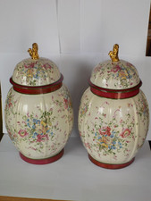 Paire de potiches Manufacture de la Couleuvre