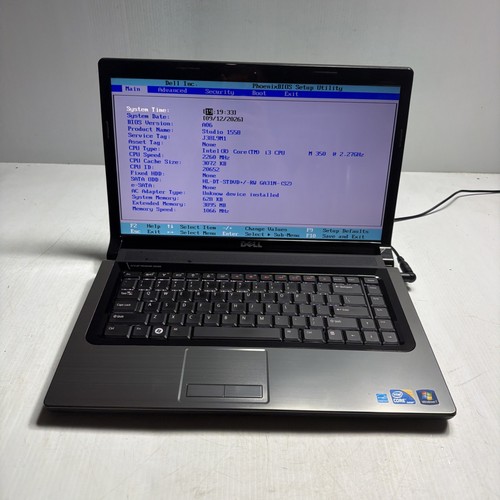 Dell studio 1558 laptop - 1558, 15"