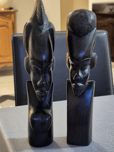 Statuettes africaine bois - africaine, en