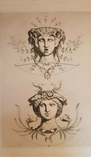 Gravure 1864 objet - gravure,