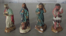 Lot de 6 santons d'argile