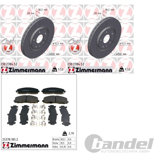 Zimmermann disques frein - zimmermann,