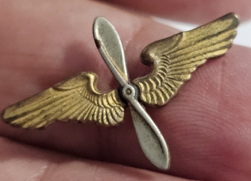 Insigne col usaaf helice ailee - col,