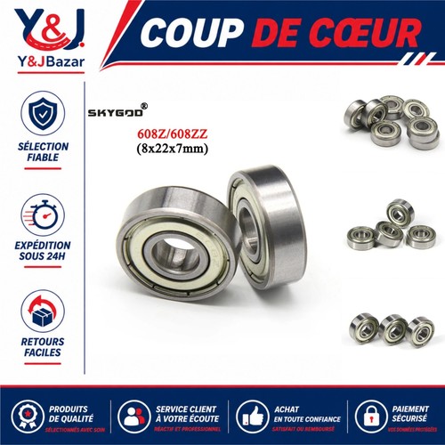 Roulements billes 608z 608zz - a,