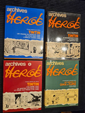Tintin - Lot des 4 Archives de Hergé - EO - TTBE