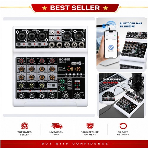 Bomge table mixage audio 5 - bomge,