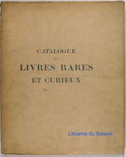 Catalogue Livres rares et curieux anciens Bibliothèque de M. M. B*** 1925