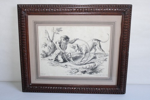 Ancienne gravure après - gravure, d'après