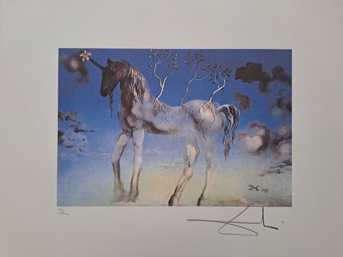 Lithographie signée salvador - signée,