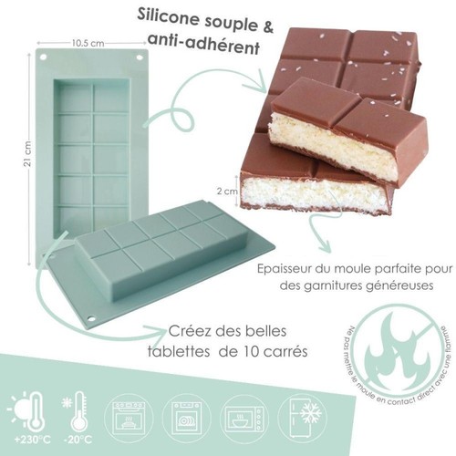 Moule tablette chocolat - de,
