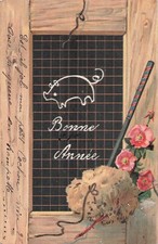 ILLUSTRATED CP SLATE GOOD YEAR PIG DRAWING - SPONGE - 33132