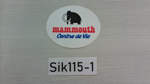 Autocollant mammouth centre - autocollant,
