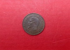 rare et jolie piece de 2 ctms , napoléon III , 1856  BB
