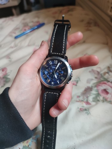 Montre fossil homme - homme, bleu