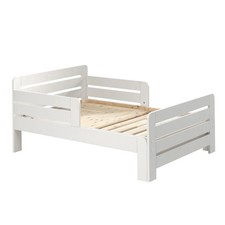 THEMIS - Lit Evolutif Blanc 3 Réglages 90x140/160/200cm