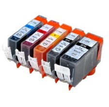 5 cartouches Canon Pixma MG8150 MG8240 MG8250 MX715 MX882 MX884 MX885 MX895 525