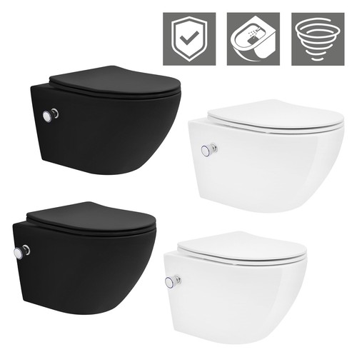 Toilette suspendue abattant