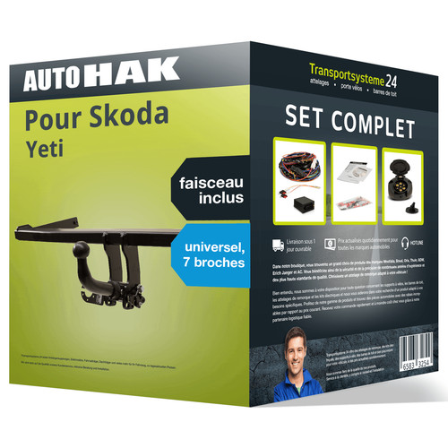 Attelage pour skoda yeti - pour,