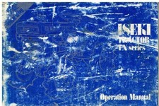 ISEKI TX1000/F , TX1300/F & TX1500/F TRACTOR ORIG. OPERATION/MAINTENANCE MANUAL
