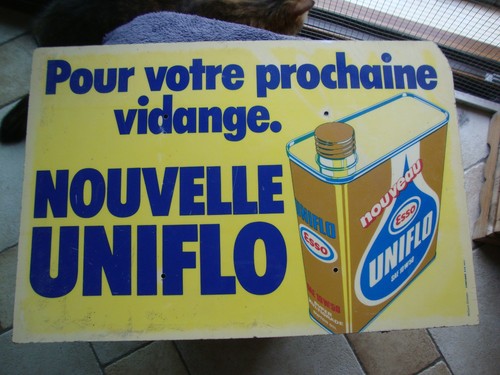 Ancienne plaque publicitaire - ancienne,