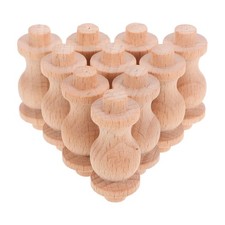  10 Pcs Fuseaux En Bois Pour