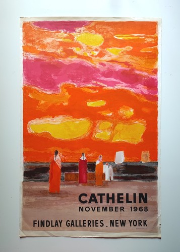 Bernard cathelin affiche - cathelin,