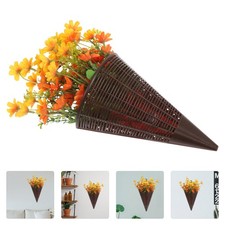  Panier De Fleurs Artificielles Décoration Porte D'entrée À Fausses Suspendu